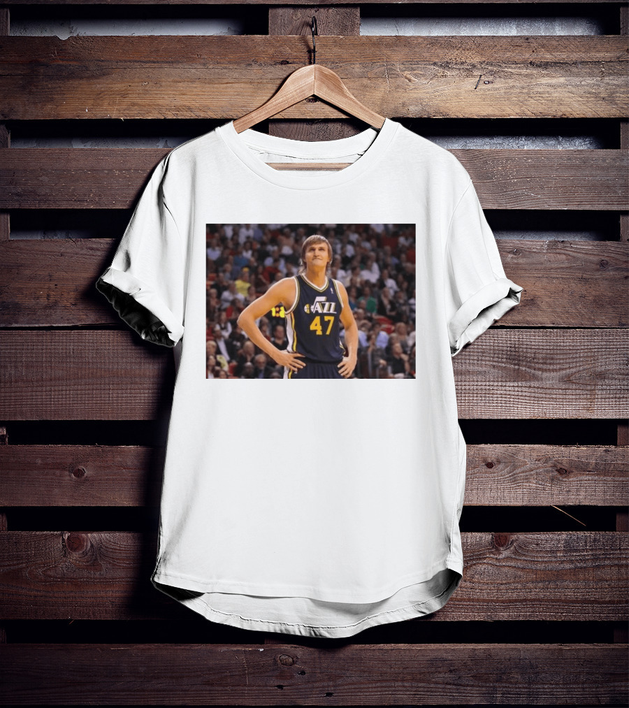 Andrei Kirilenko No. 47 AK 47 Utah Jazz Classic NBA Basketball T-Shirt
