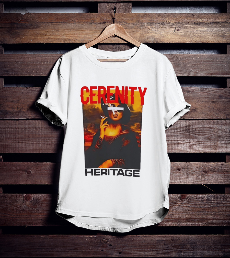 Cerenity Heritage Mona Lisa Smoking T-Shirt
