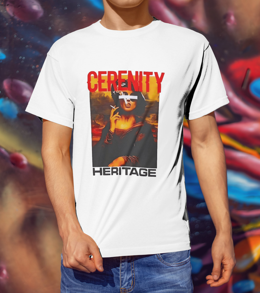 Cerenity Heritage Mona Lisa Smoking T-Shirt