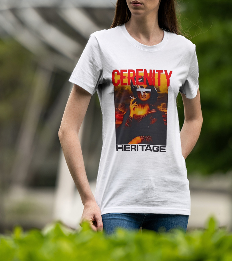 Cerenity Heritage Mona Lisa Smoking T-Shirt