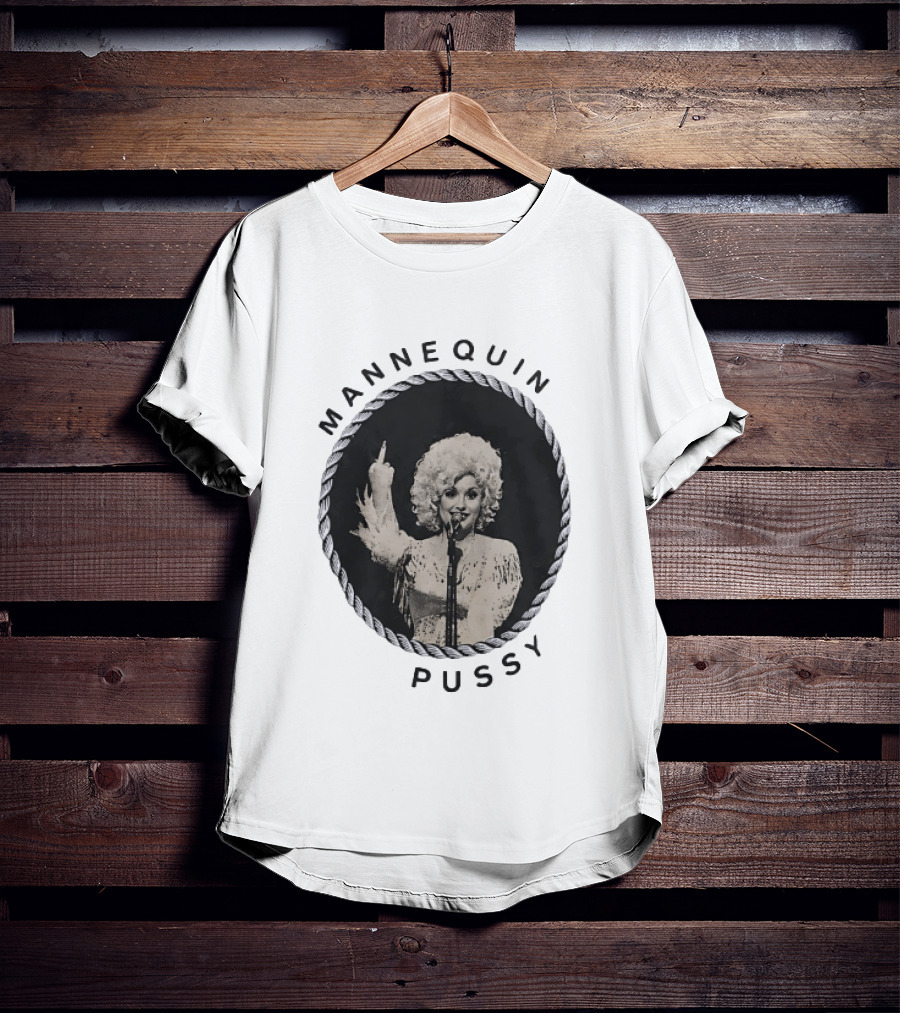 Mannequin Pussy Dolly Parton Country Music Finger T-Shirt