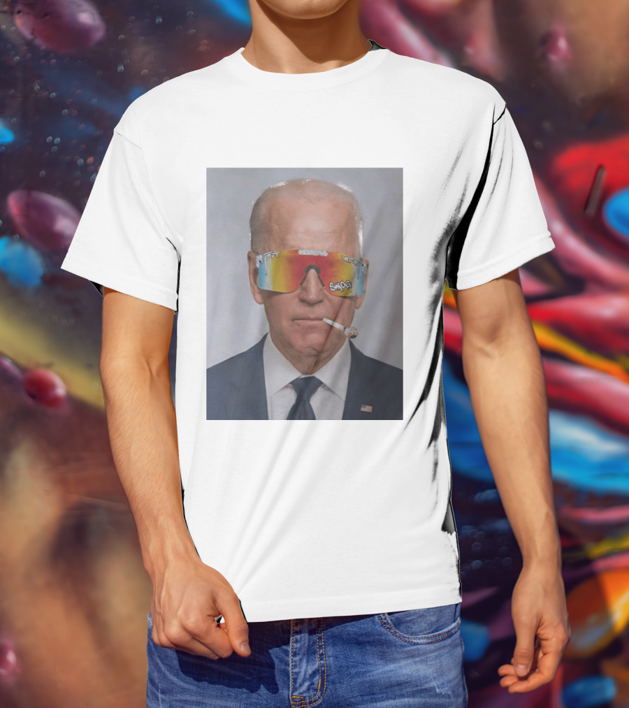 Joe Biden Pit Viper Sunglasses Smoking Pipe President T-Shirt