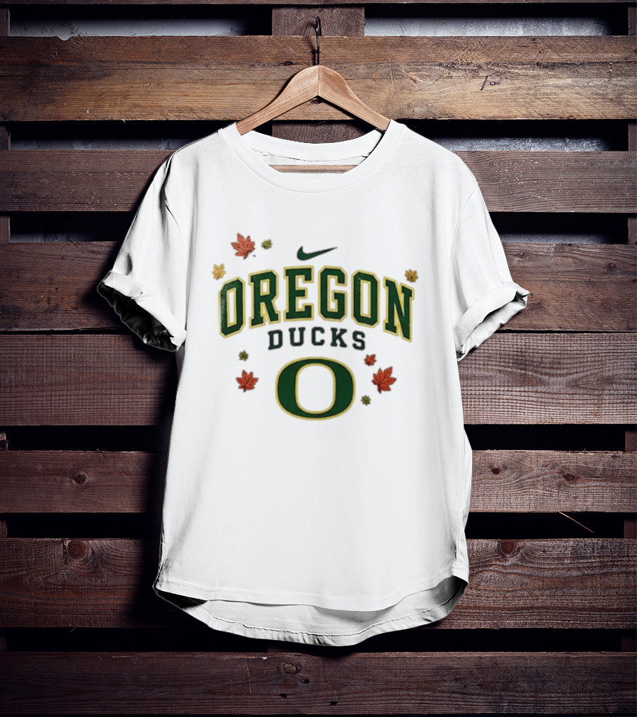 Oregon Ducks Nike Fall Leaves T-Shirt