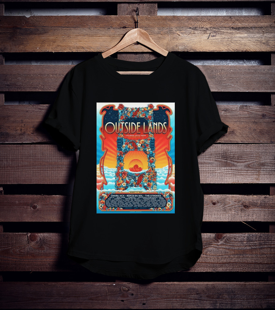 Babymetal LuckyFes'26 Quick Dry 8 Outside Lands Golden Gate Park August 11 To 13 2023 Charli XCX Rufus Du Sol The Strokes T-Shirt