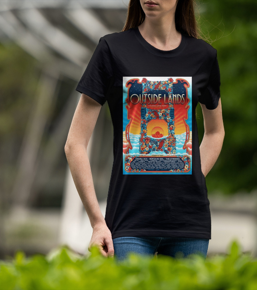 Babymetal LuckyFes'26 Quick Dry 8 Outside Lands Golden Gate Park August 11 To 13 2023 Charli XCX Rufus Du Sol The Strokes T-Shirt