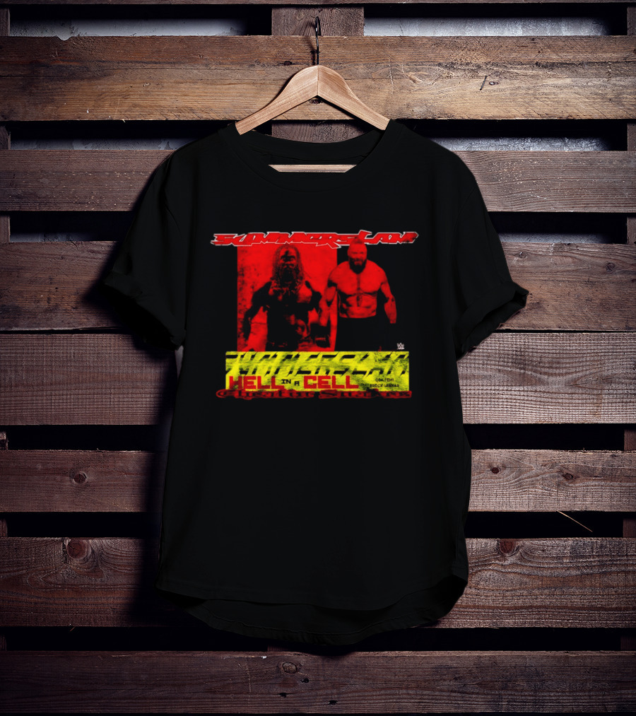 SummerSlam Hell In A Cell Brock Lesnar Oba Femi Cheatin Snakez T-Shirt
