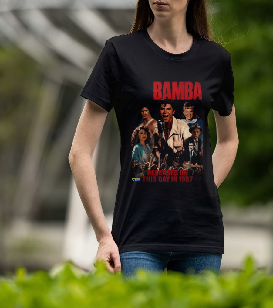 Bamba Released On This Day In 1987 80s Movie T-Shirt