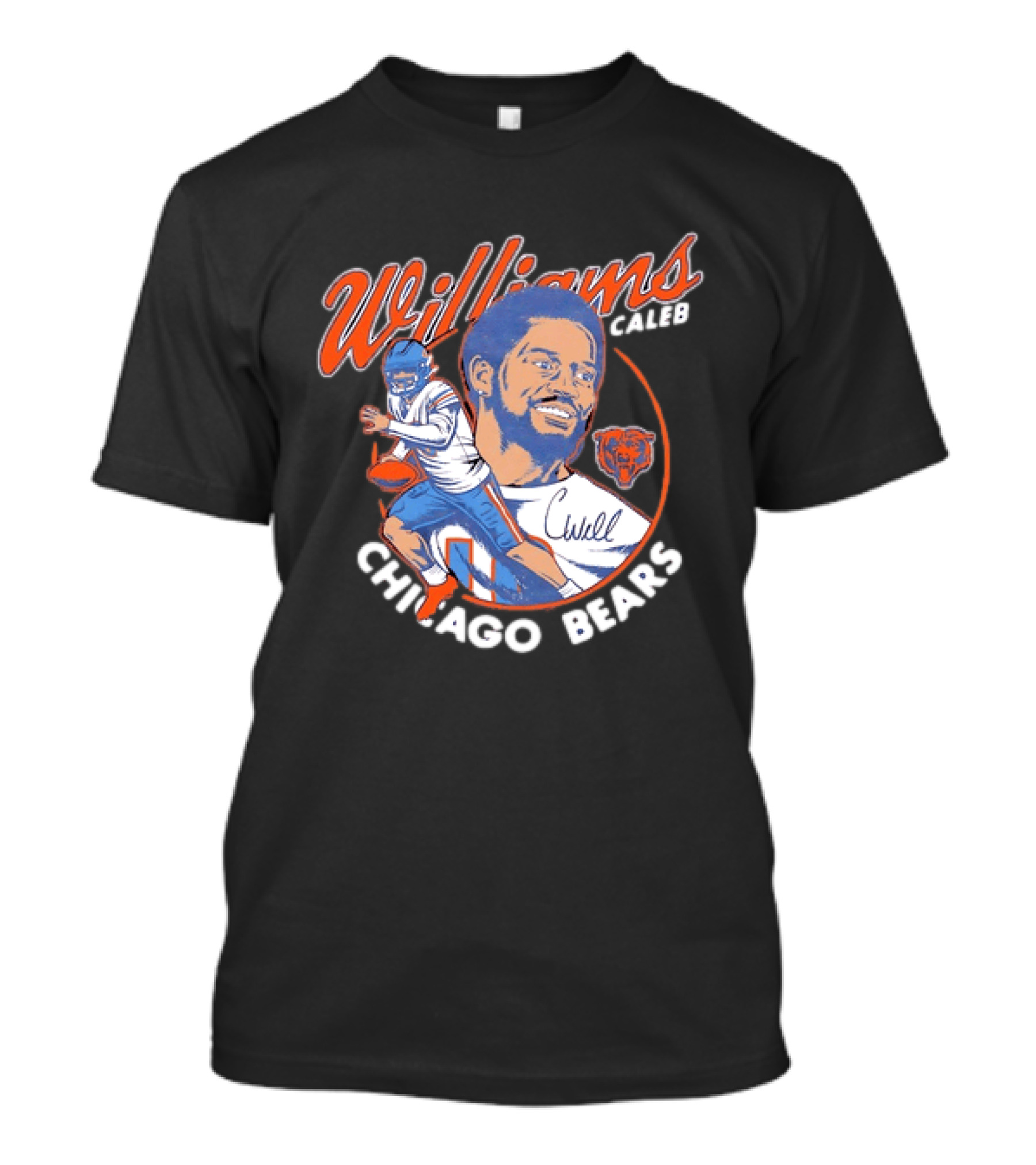 Williams Caleb Chicago Bears Football Player Bears T-Shirt