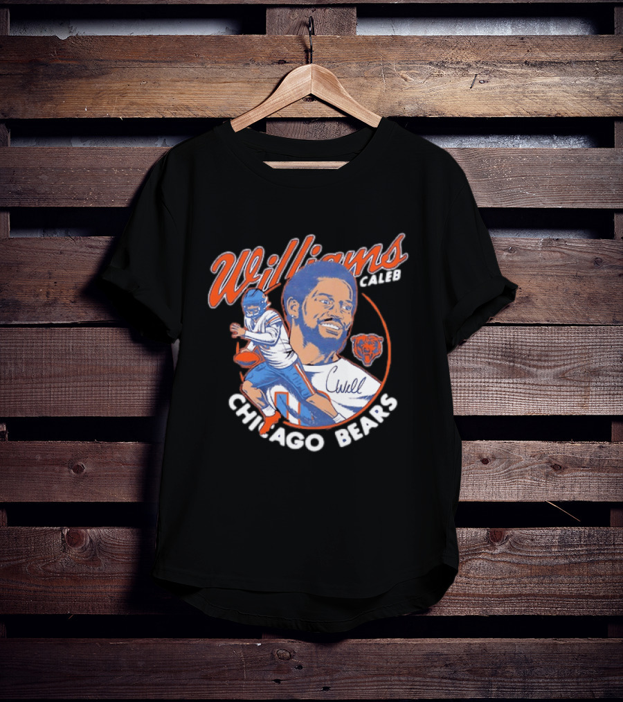 Williams Caleb Chicago Bears Football Player Bears T-Shirt