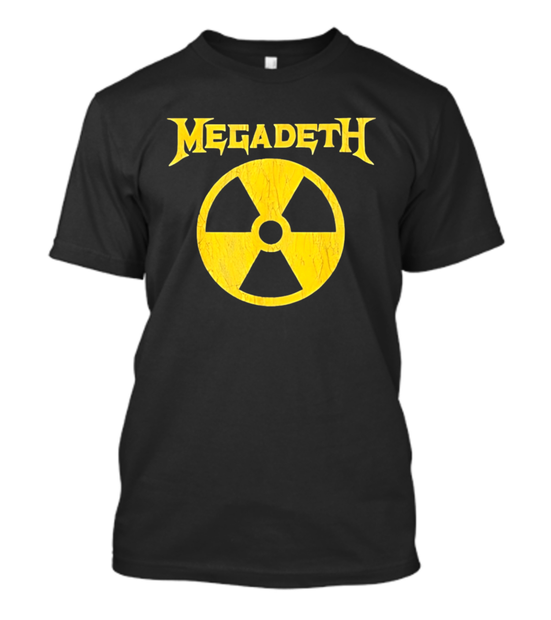 Megadeth Distressed Radioactive Symbol Heavy Metal T-Shirt