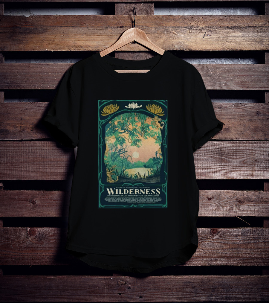 Wilderness Festival Aug 02 2026 Cornbury Park Oxfordshire Scissor Sisters The Last Dinner Party Carl Cox Annie Lennox T-Shirt