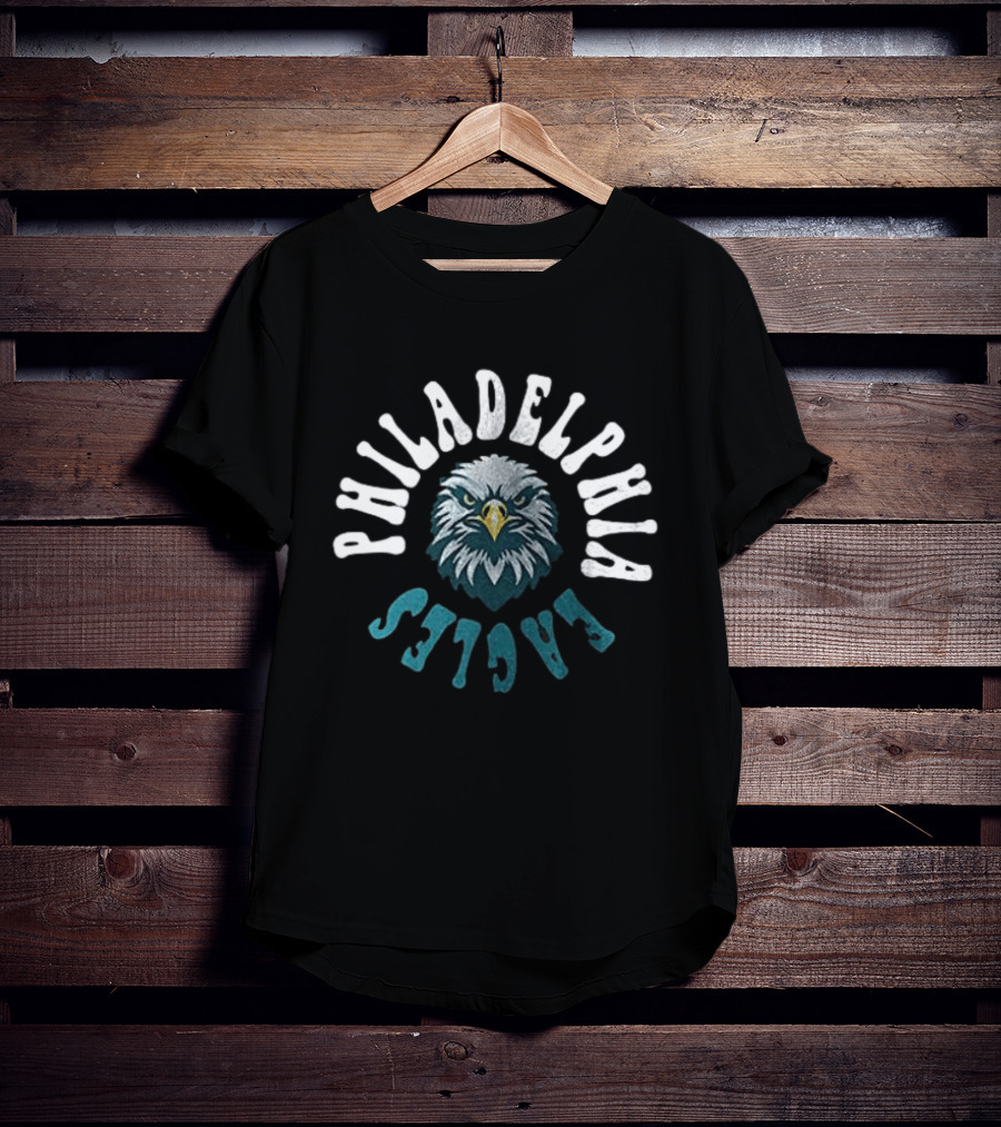 Philadelphia Eagles Yesterday Today Tomorrow Forever No Matter What Diamond Heart T-Shirt