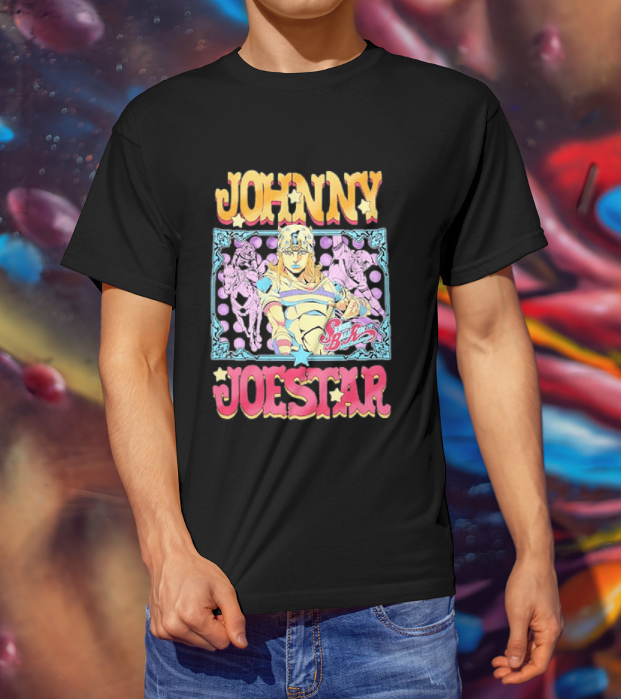 Johnny Joestar Steel Ball Run JoJo's Bizarre Adventure SBR Anime T-Shirt
