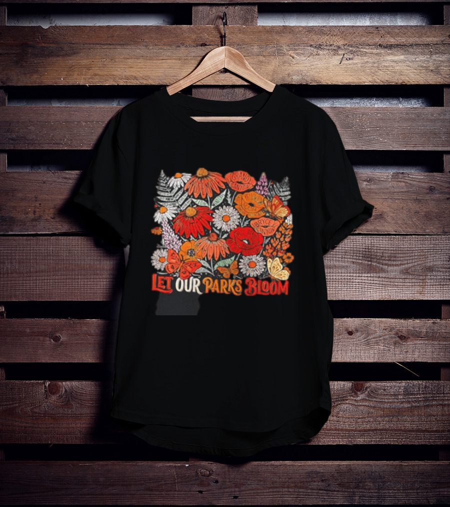 Let Our Parks Bloom Wildflower 63 National Parks T-Shirt