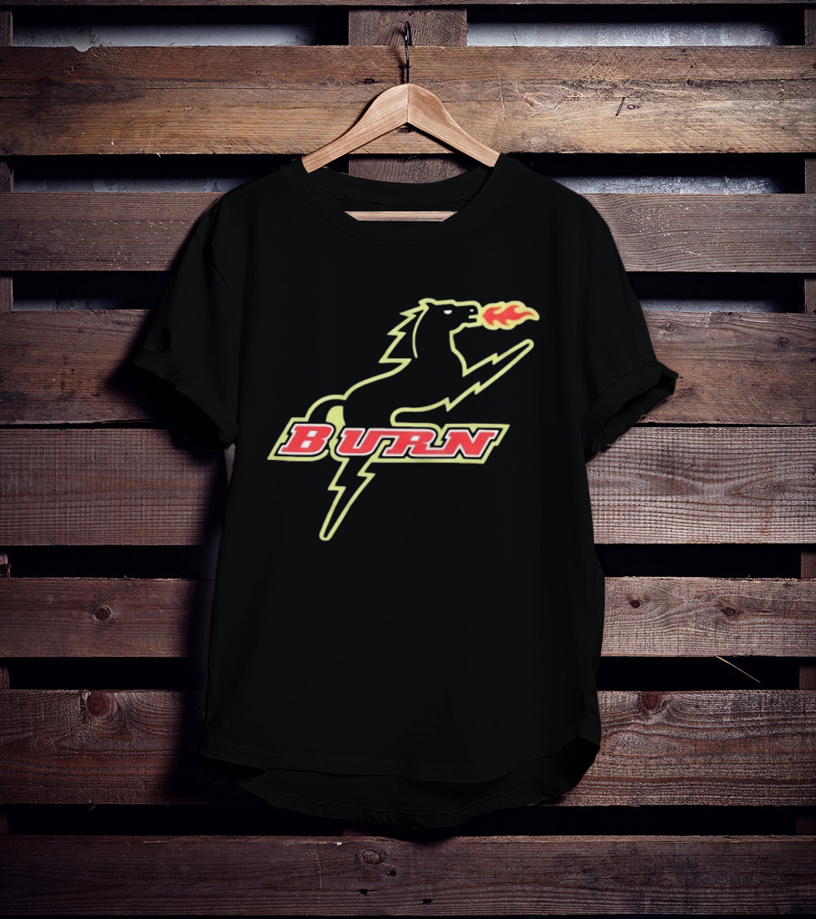 Burn Fire Breathing Horse Team T-Shirt