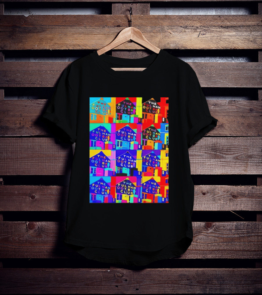 The Fulham Football Club Pop Art Craven Cottage T-Shirt