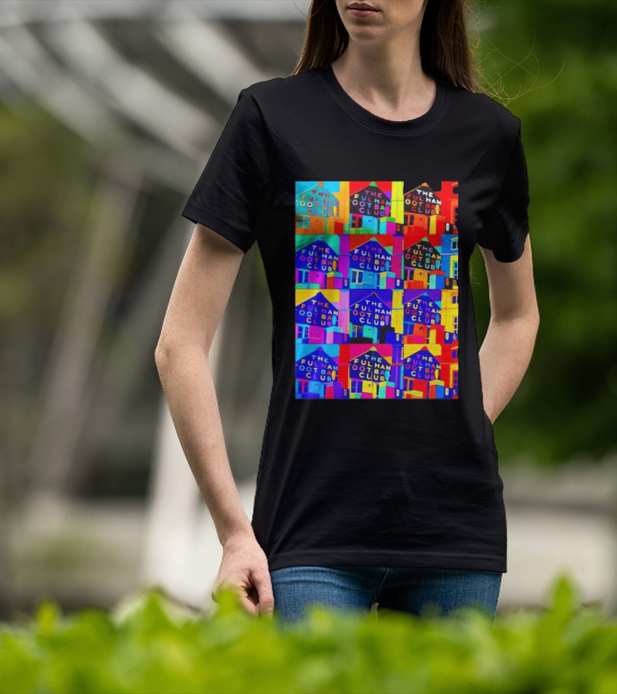 The Fulham Football Club Pop Art Craven Cottage T-Shirt
