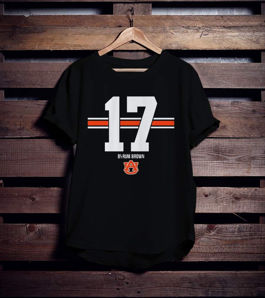 Byrum Brown Auburn Tigers 17 College Football Jersey Auburn University T-Shirt