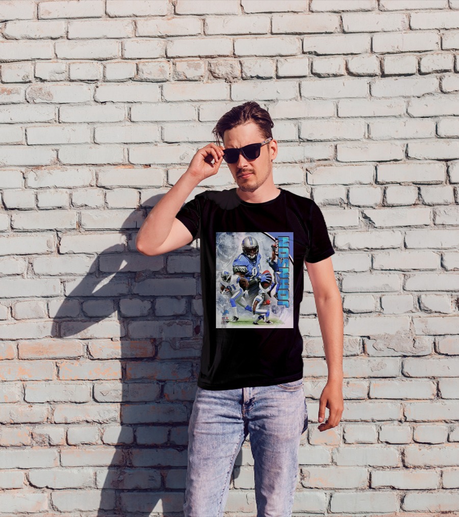 Calvin Johnson Detroit Lions NFL Football Superstar T-Shirt