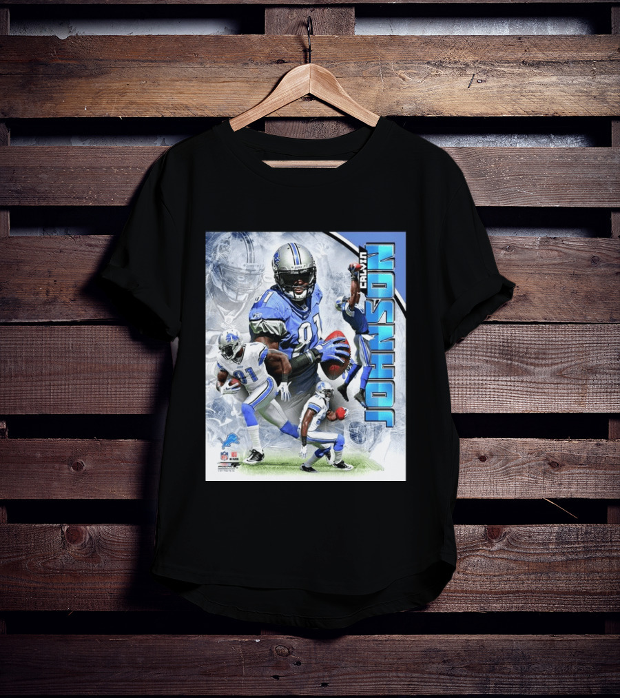 Calvin Johnson Detroit Lions NFL Football Superstar T-Shirt