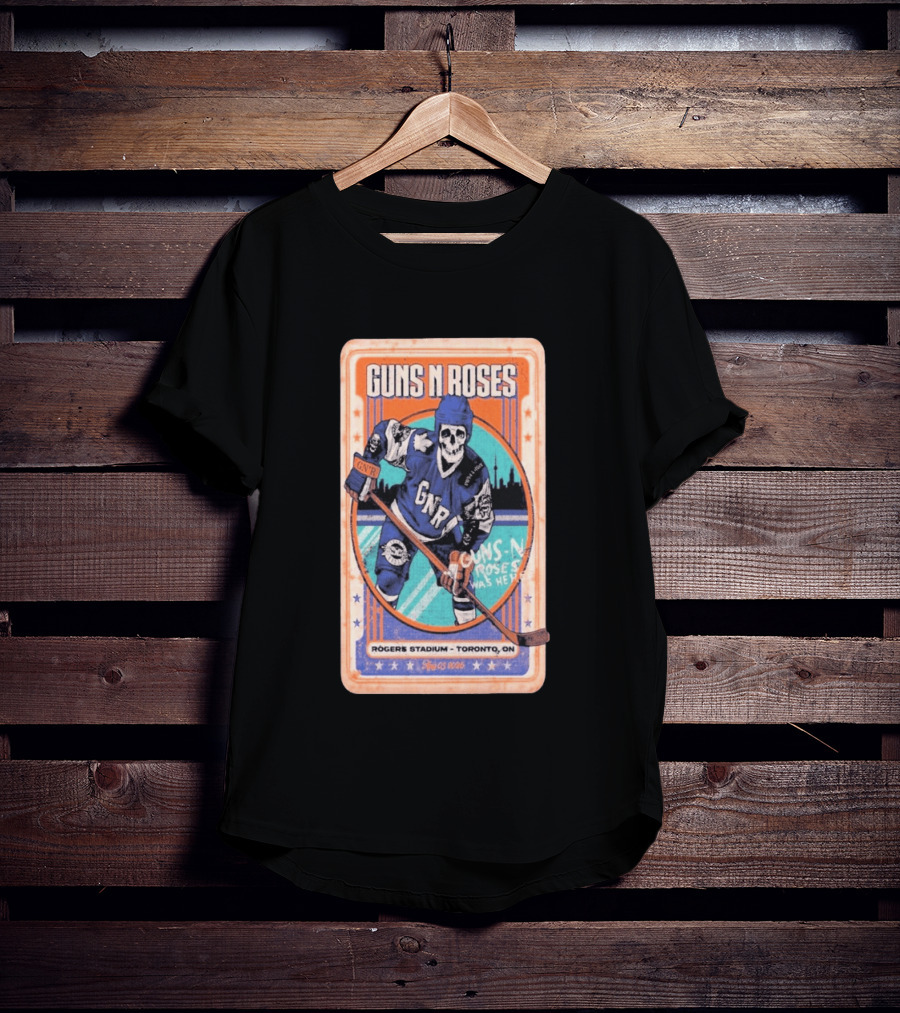 Guns N Roses Rogers Stadium Toronto ON 08 05 2026 Hockey Skeleton T-Shirt