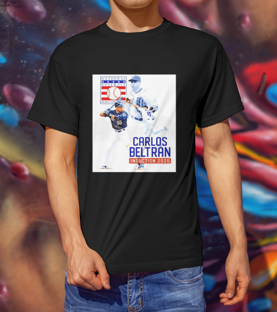 Carlos Beltran National Baseball Hall Of Fame Induction 2026 T-Shirt