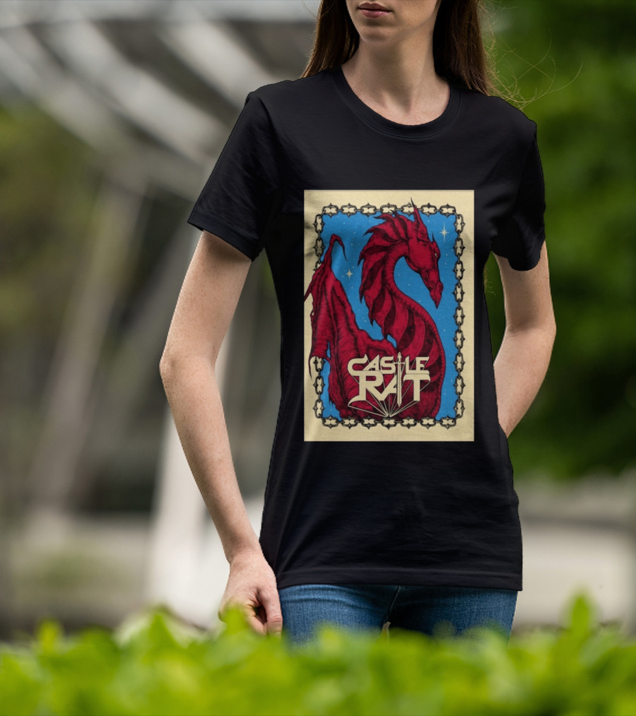 Castle Rat Red Dragon Marienthal Germany Aug 14 2026 T-Shirt