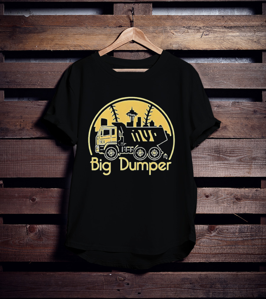 Big Dumper Cal Raleigh Seattle Skyline Truck Mvp T-Shirt