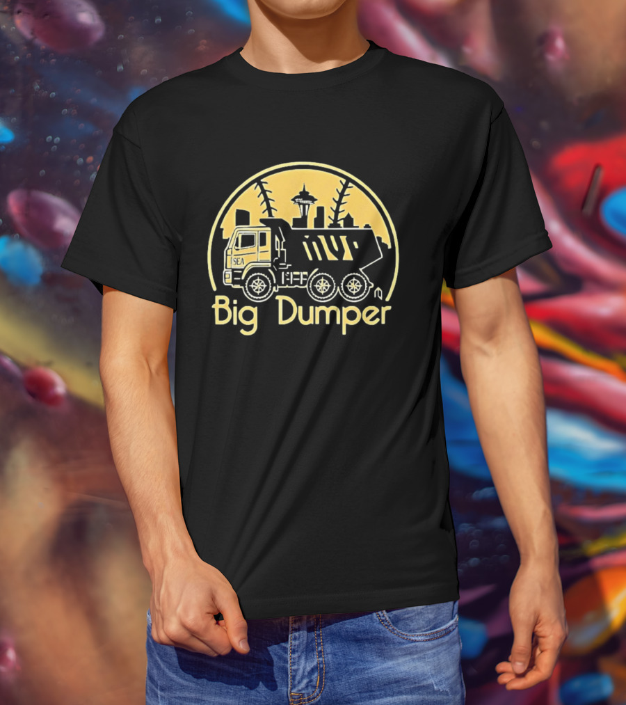 Big Dumper Cal Raleigh Seattle Skyline Truck Mvp T-Shirt