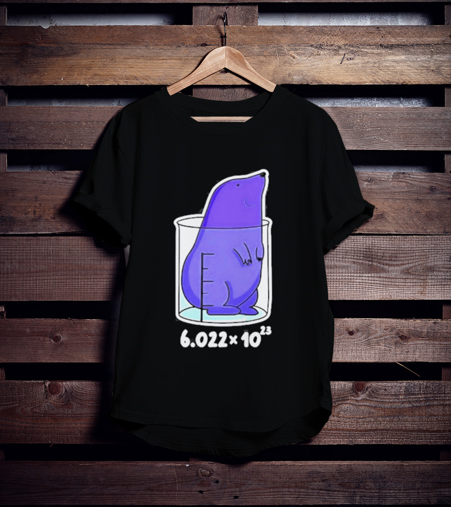 Mole 6.022 X 10²³ Avogadro Chemistry Beaker T-Shirt