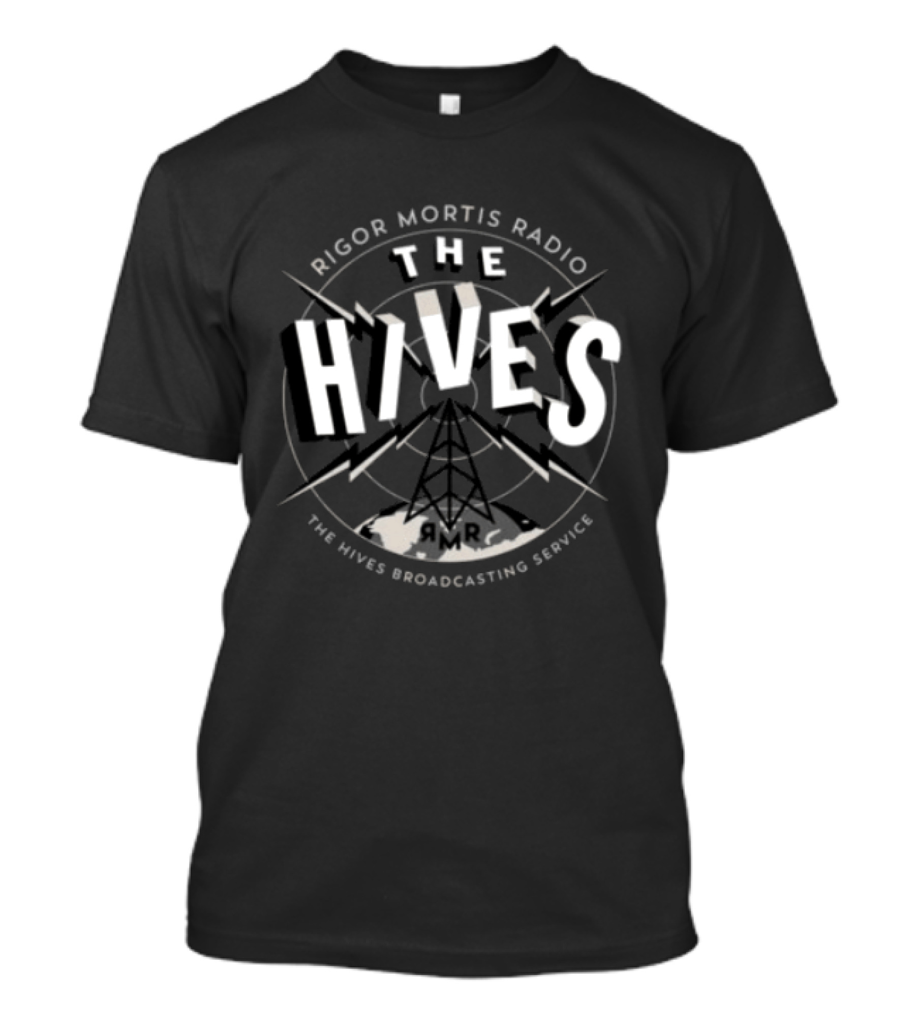 Rigor Mortis Radio The Hives Broadcasting Service RMR T-Shirt