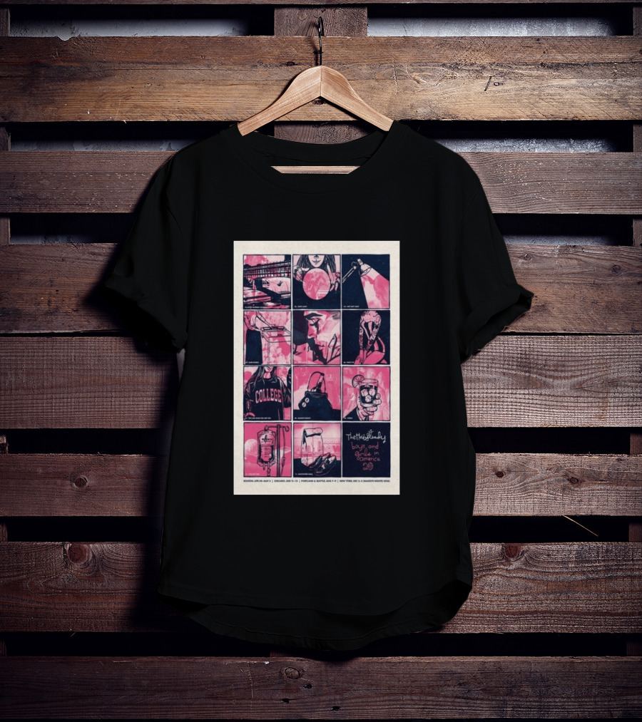 The Hold Steady Boys And Girls In America Tour 2026 Boston Chicago Portland Seattle New York T-Shirt