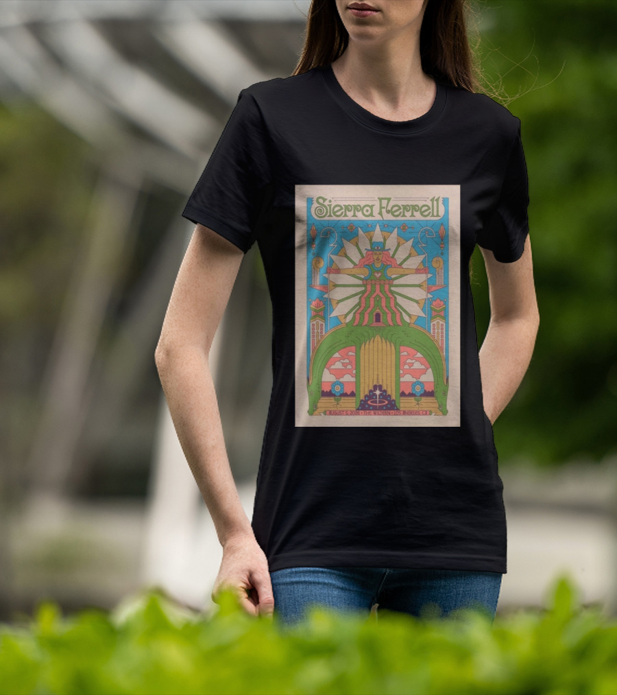 Sierra Ferrell August 5 2026 The Wiltern Los Angeles CA Psychedelic Tour T-Shirt