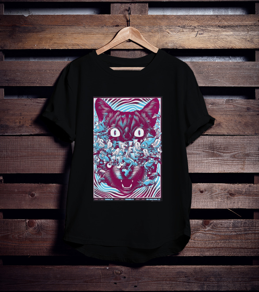 Spafford Richmond Virginia Tour Aug 6 2026 Cat Eyes And Fish T-Shirt
