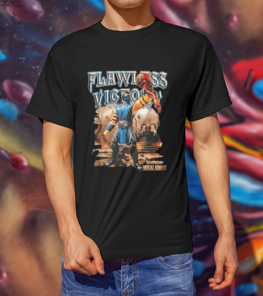 Flawless Victory Subzero Tappedin Mortal Kombat T-Shirt