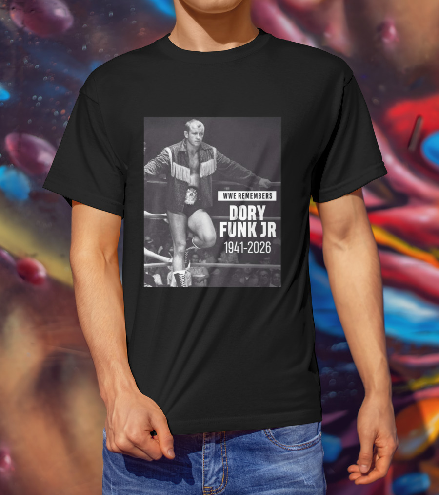 WWE Remembers Dory Funk Jr 1941 2026 T-Shirt