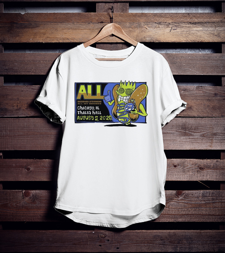 ALL Snodgrass Stevensons Chicago Thalia Hall August 5 2026 T-Shirt
