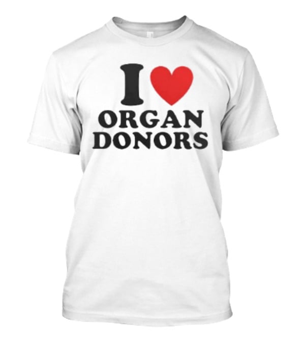 Buffalo Sabres I Love Organ Donors White T-Shirt