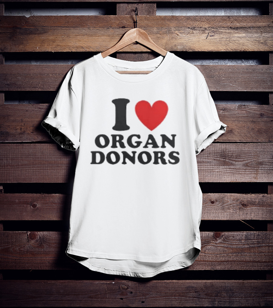 Buffalo Sabres I Love Organ Donors White T-Shirt