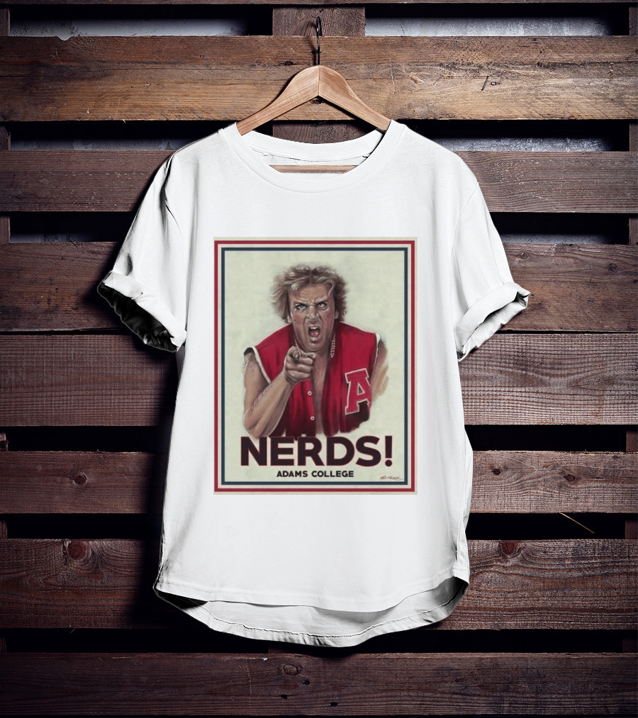 Adams College Nerds Remembering Donald Gibb 1954 2026 T-Shirt