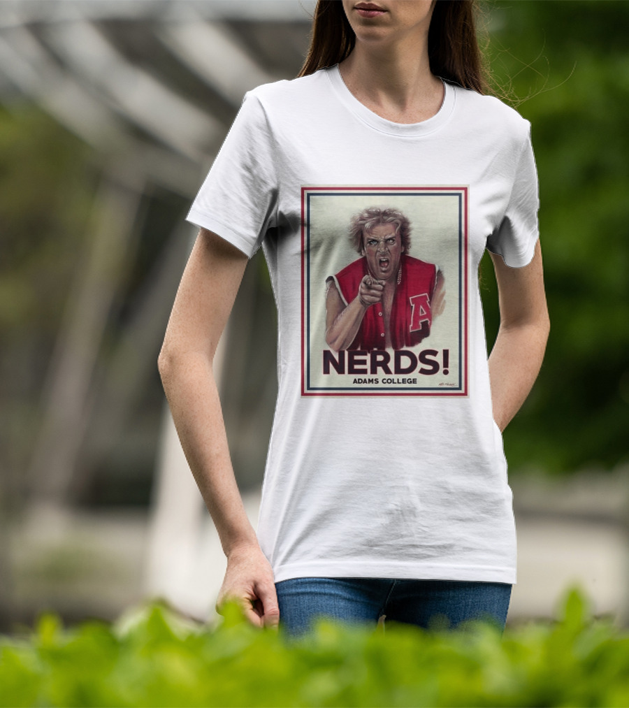 Adams College Nerds Remembering Donald Gibb 1954 2026 T-Shirt