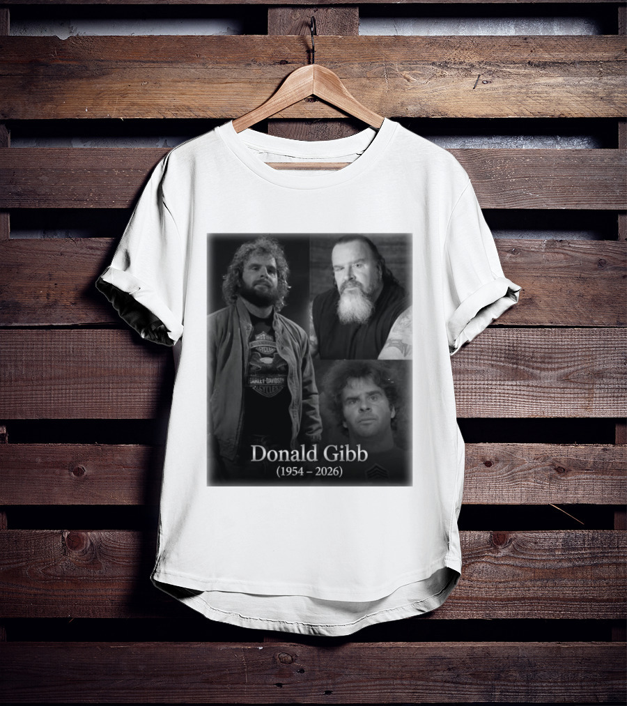 Donald Gibb 1954 2026 Harley Davidson T-Shirt