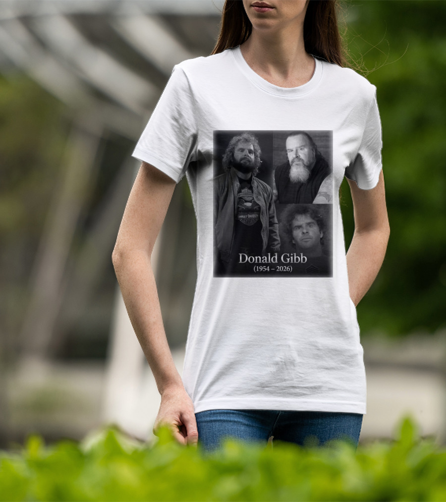 Donald Gibb 1954 2026 Harley Davidson T-Shirt