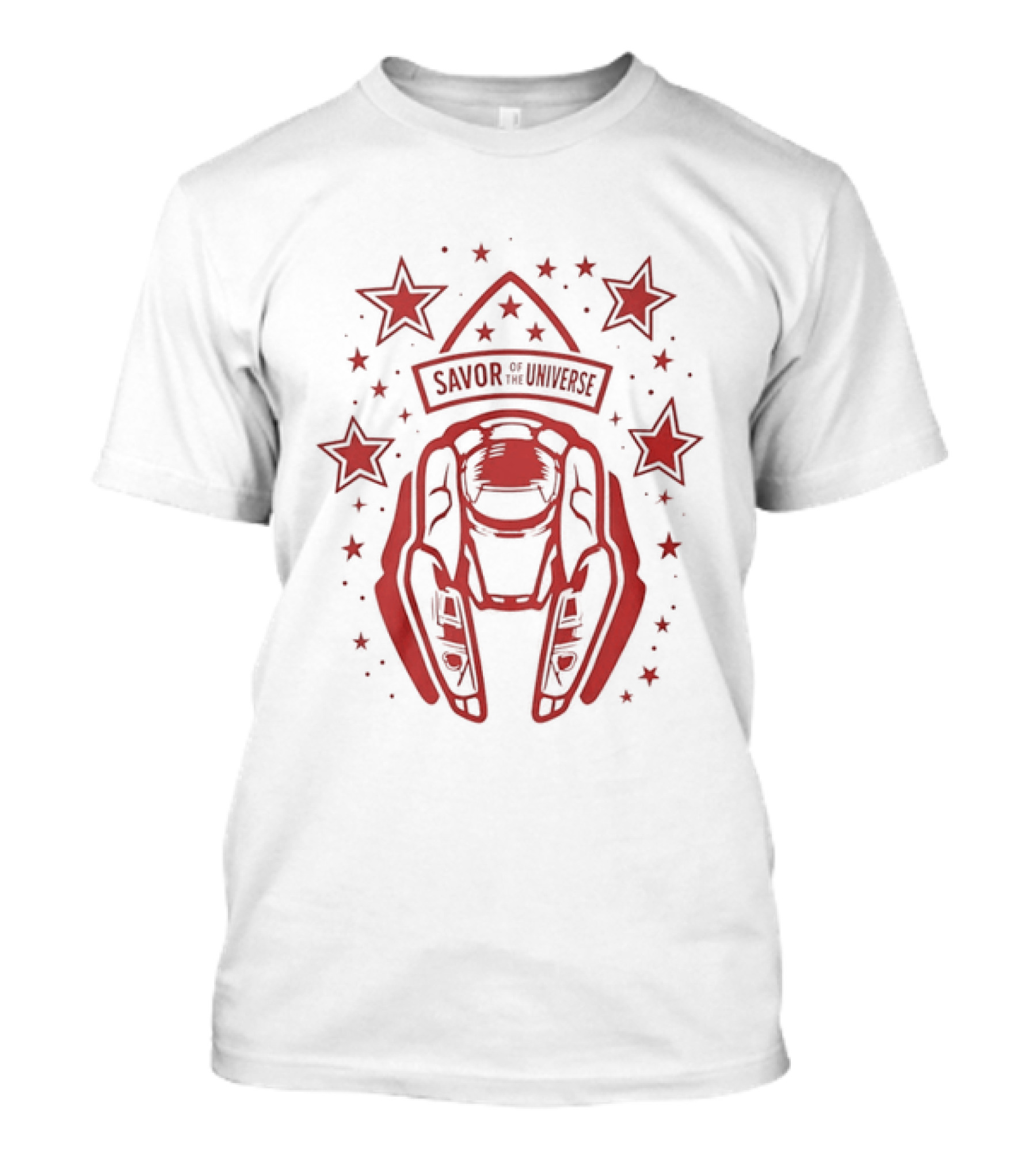 Savor Space Helmet Astronaut Starry Universe Adventure T-Shirt