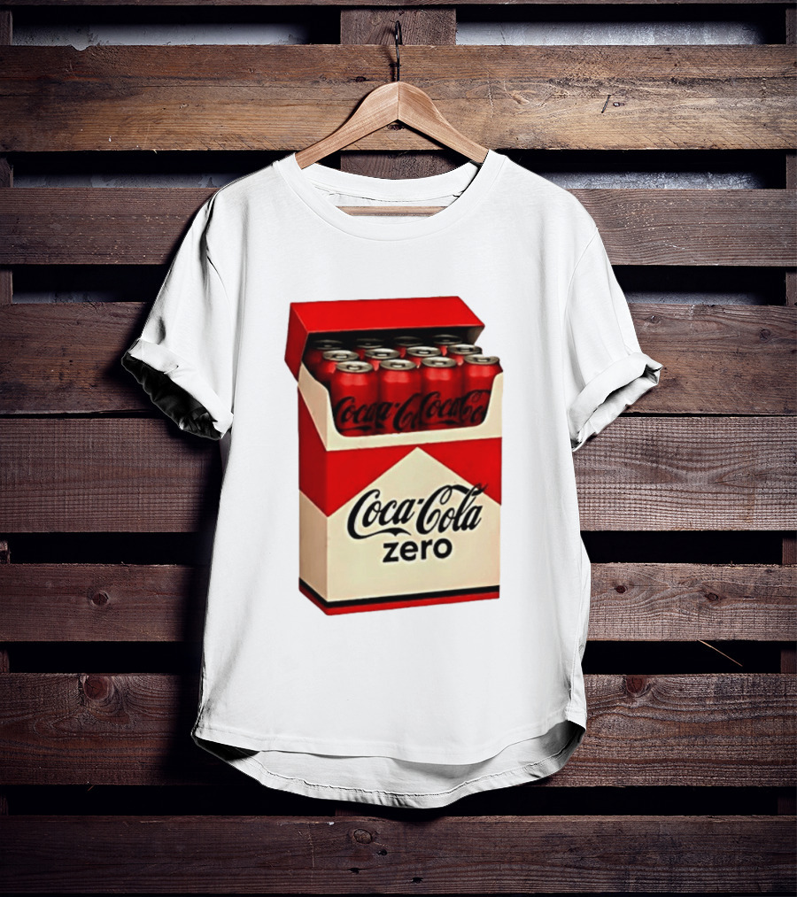 Coca Cola Zero Take The Edge Off Red Box Cans T-Shirt