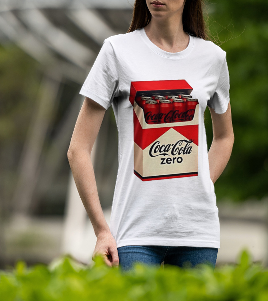 Coca Cola Zero Take The Edge Off Red Box Cans T-Shirt