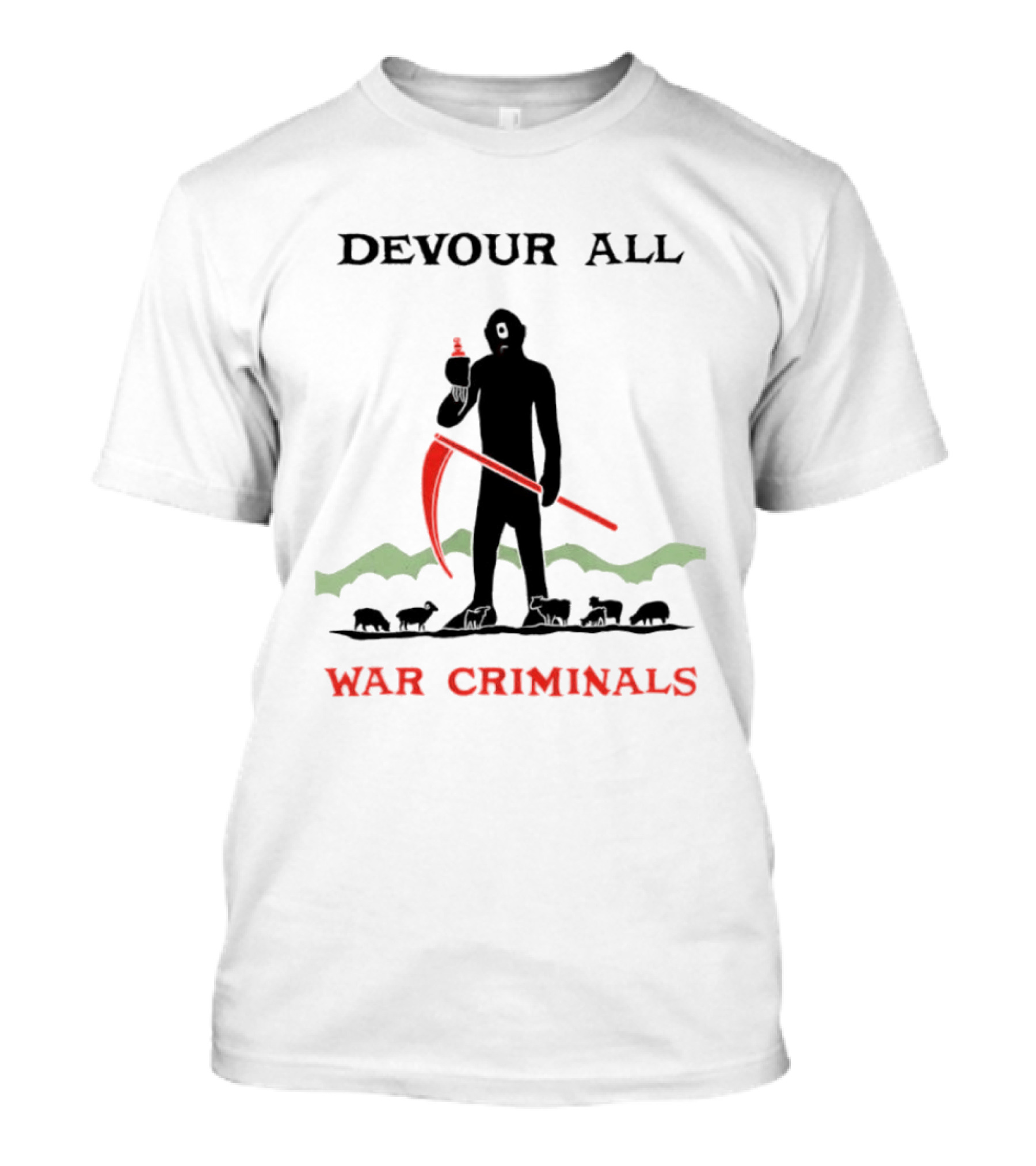 Cyclops Polyphemus Greek Mythology Devour All War Criminals T-Shirt