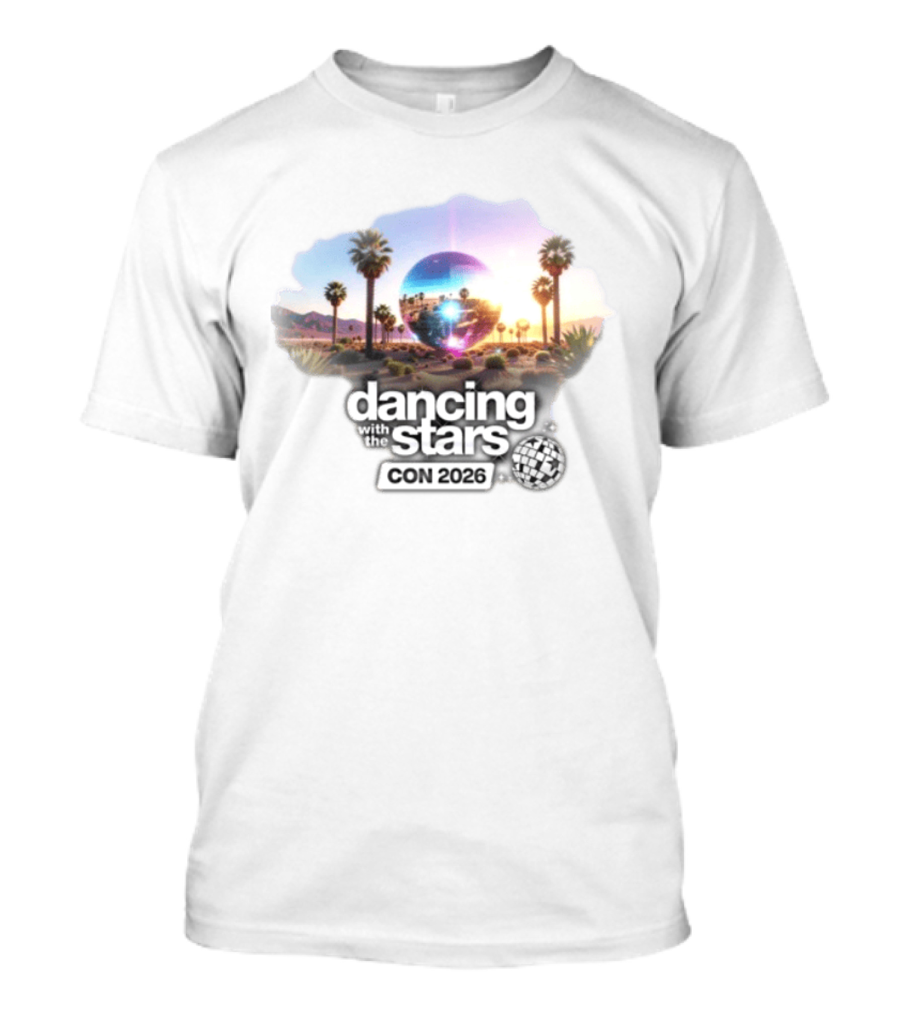 Dancing With The Stars Con 2026 Disco Desert Palm Oasis T-Shirt
