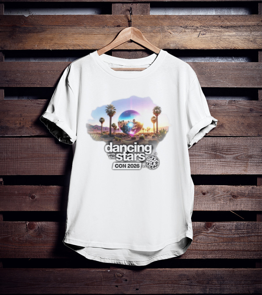 Dancing With The Stars Con 2026 Disco Desert Palm Oasis T-Shirt
