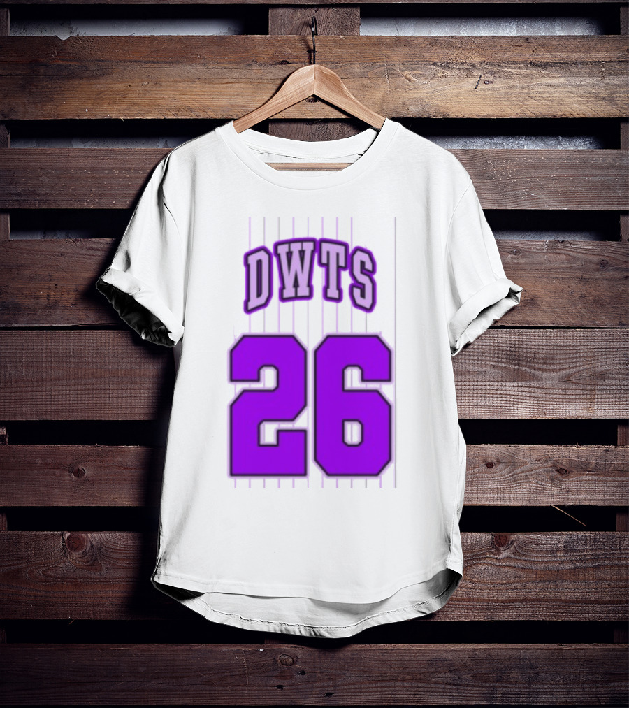 Dancing With The Stars DWTS Glitter Games 26 Jersey T-Shirt